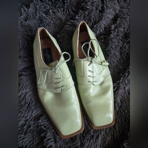 Giorgio Brutini | Men's Lime Green Leather Dress Shoes Sz 8.5